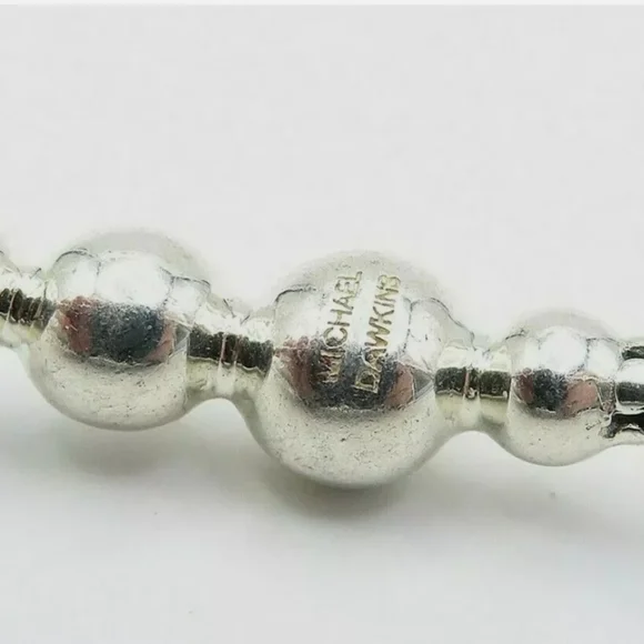 Michael Dawkins 925 SS Graduated Ball Bracelet 7